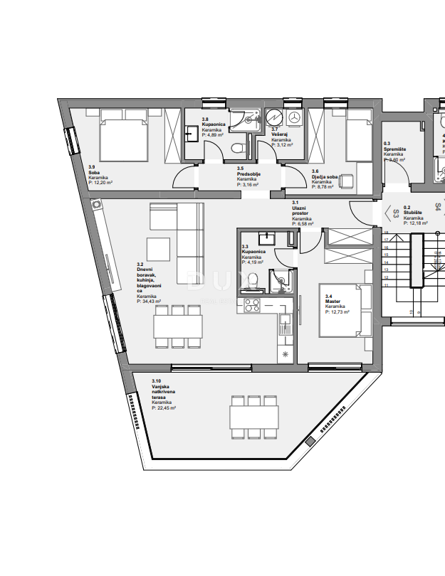 Flat For sale - ŠIBENSKO-KNINSKA VODICE