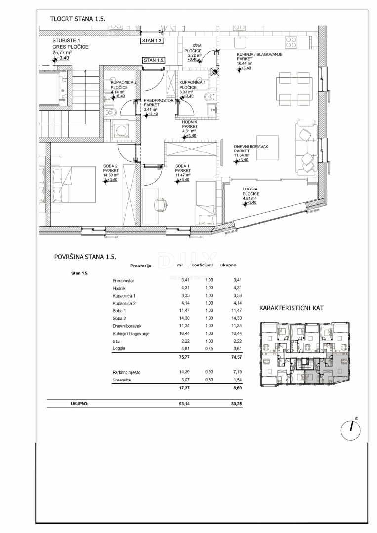 Apartment Zu verkaufen - PRIMORSKO-GORANSKA CRES