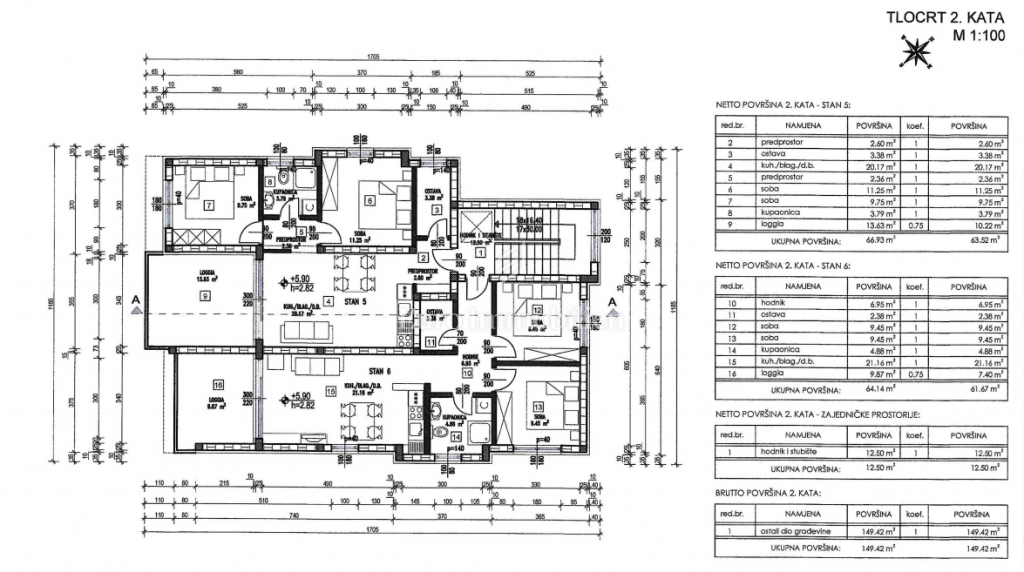 Flat For sale - PRIMORSKO-GORANSKA NOVI VINODOLSKI