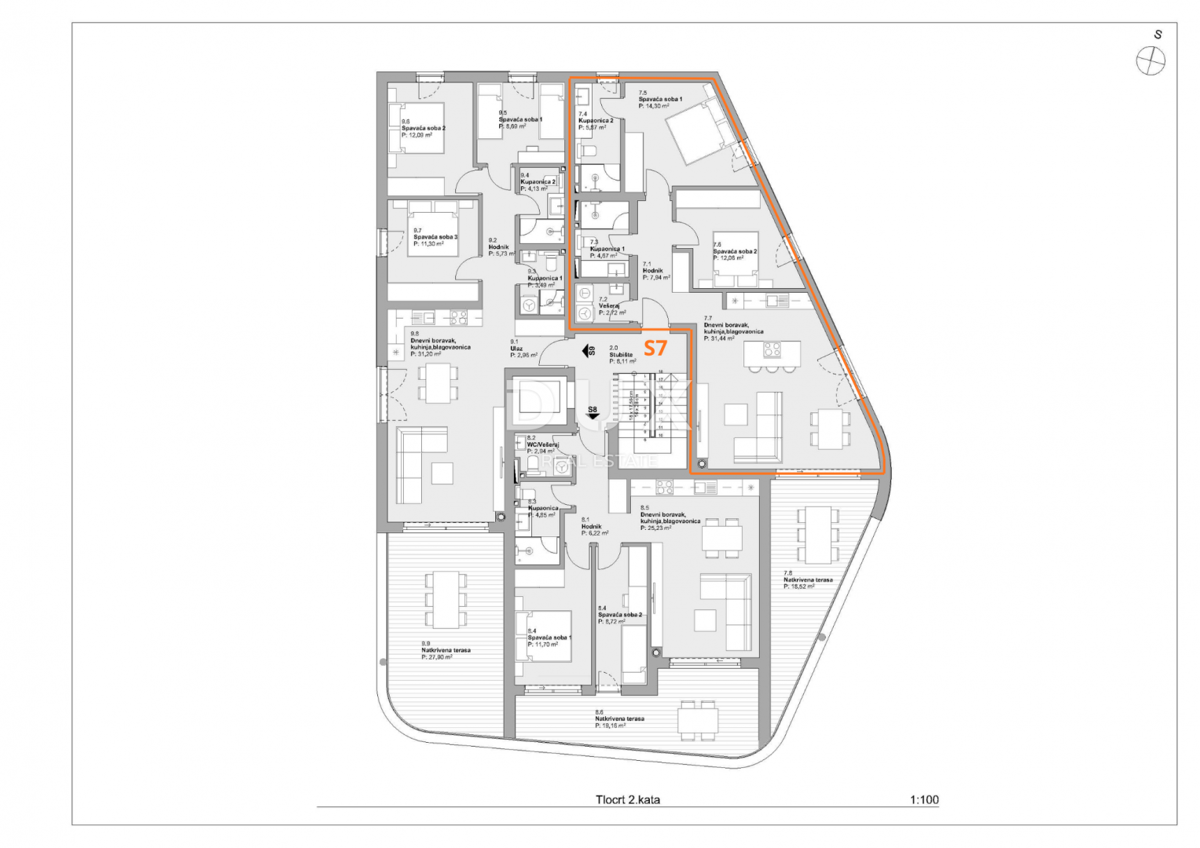 Flat For sale - ŠIBENSKO-KNINSKA VODICE