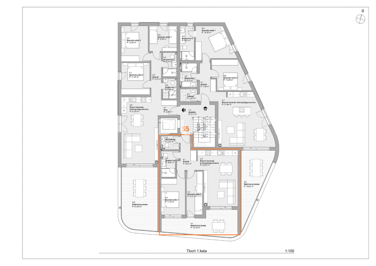 Appartement À vendre - ŠIBENSKO-KNINSKA VODICE