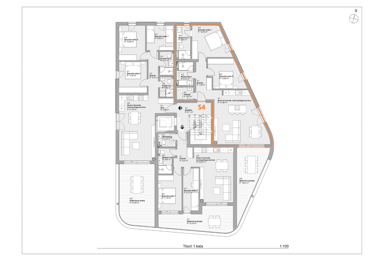 Flat For sale - ŠIBENSKO-KNINSKA VODICE