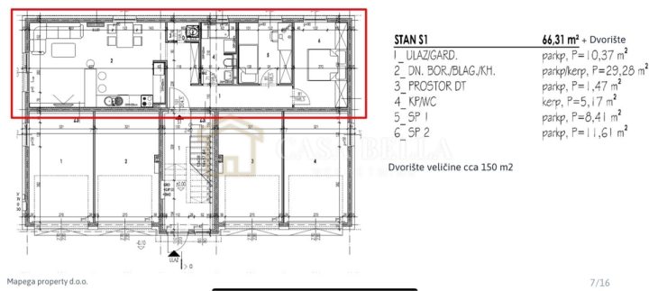 Apartmán na predaj 66 m² – Velika Gorica