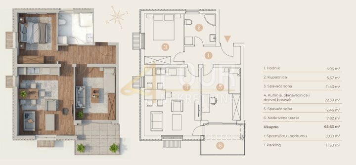 Apartment Zu verkaufen - Primorsko-goranska Viškovo - foto 2/5
