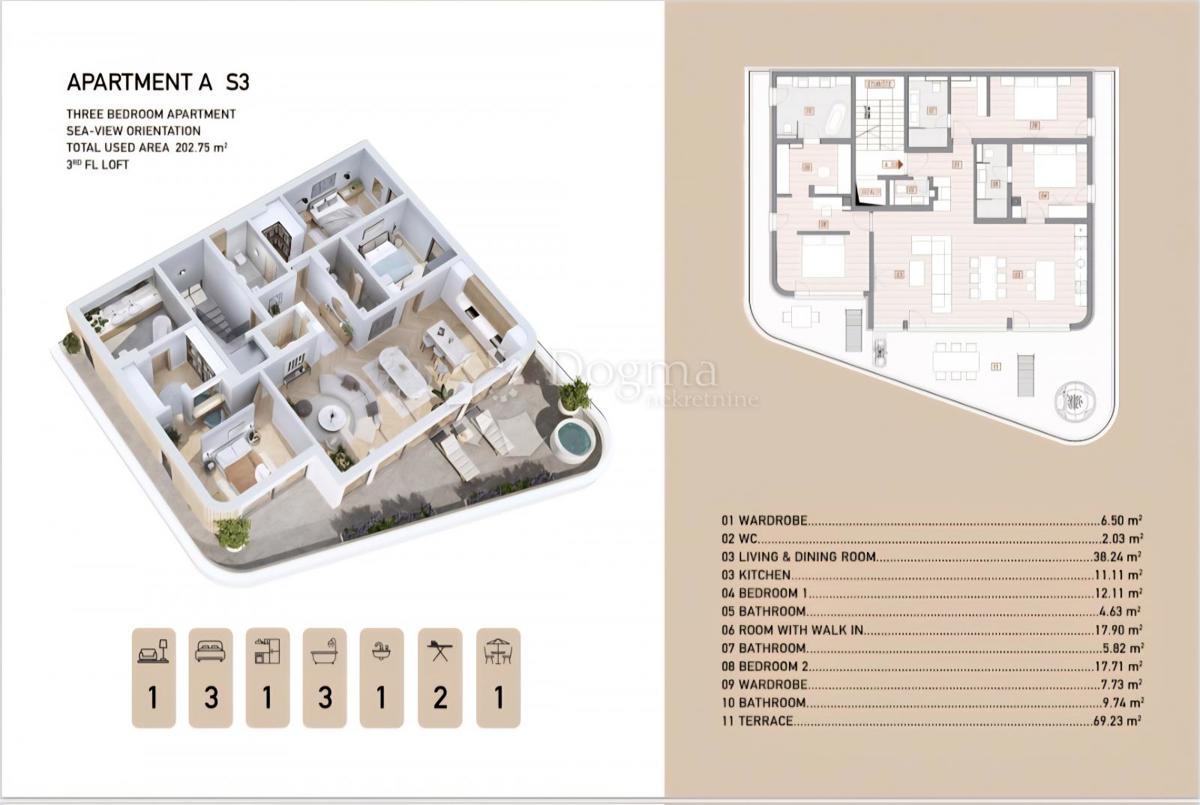 Appartement À vendre - PRIMORSKO-GORANSKA OPATIJA