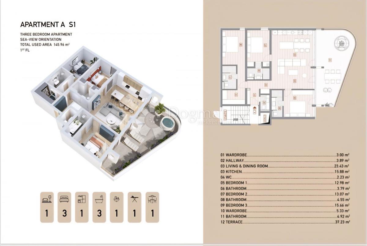 Appartement À vendre - PRIMORSKO-GORANSKA OPATIJA