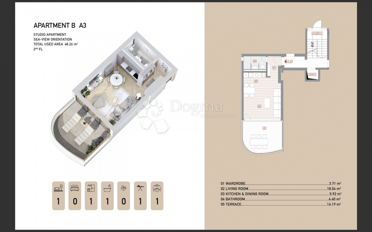 Appartement À vendre - PRIMORSKO-GORANSKA OPATIJA