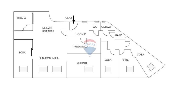 Apartmán na prodej 116 m² – Zagreb