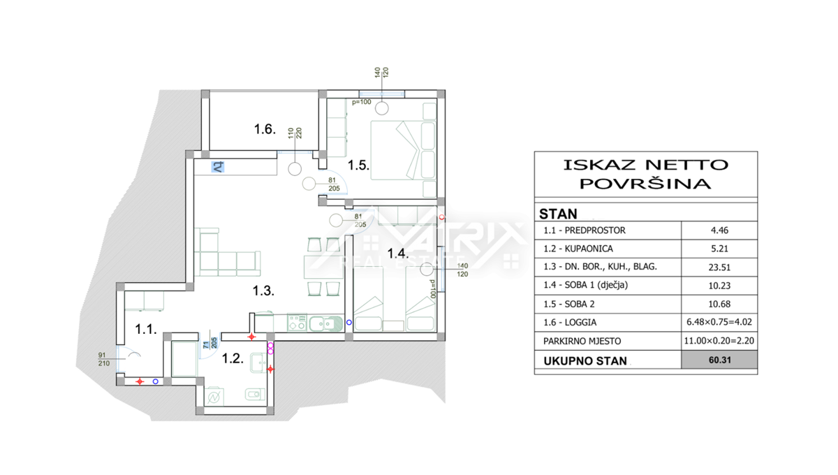 Flat For sale - ISTARSKA VODNJAN