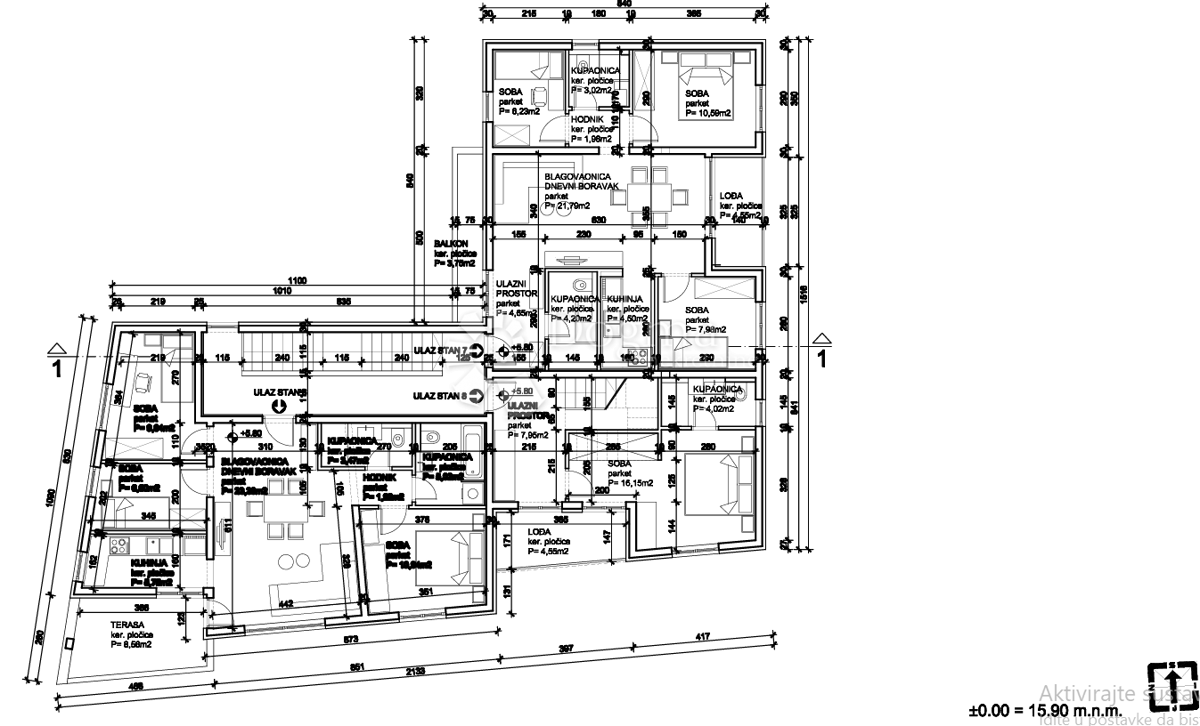 Apartment Zu verkaufen - SPLITSKO-DALMATINSKA KAŠTELA