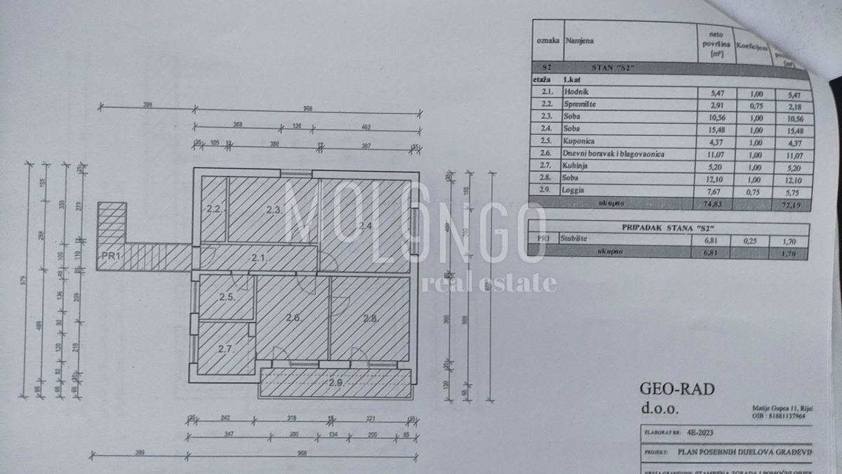 Apartmán Na prodej - PRIMORSKO-GORANSKA RIJEKA