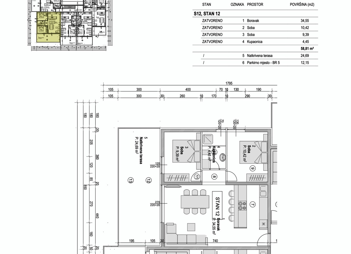 Appartement À vendre - ZADARSKA PAG