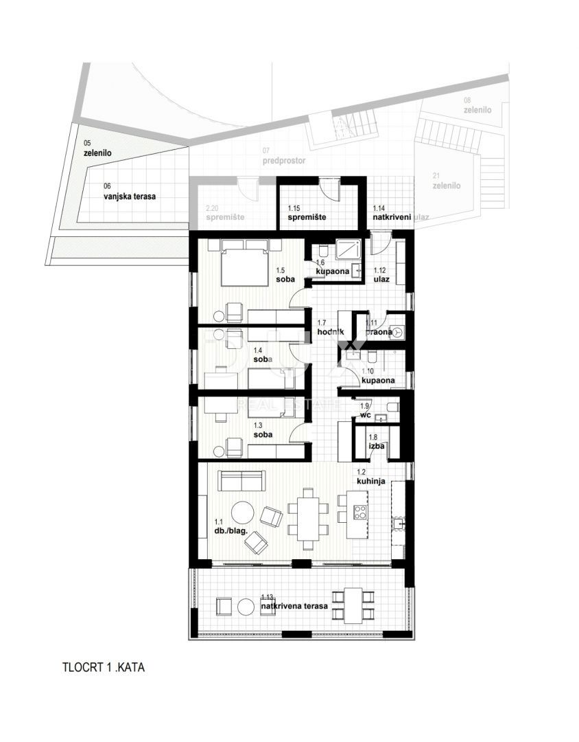 Apartma Na predaj - PRIMORSKO-GORANSKA KOSTRENA