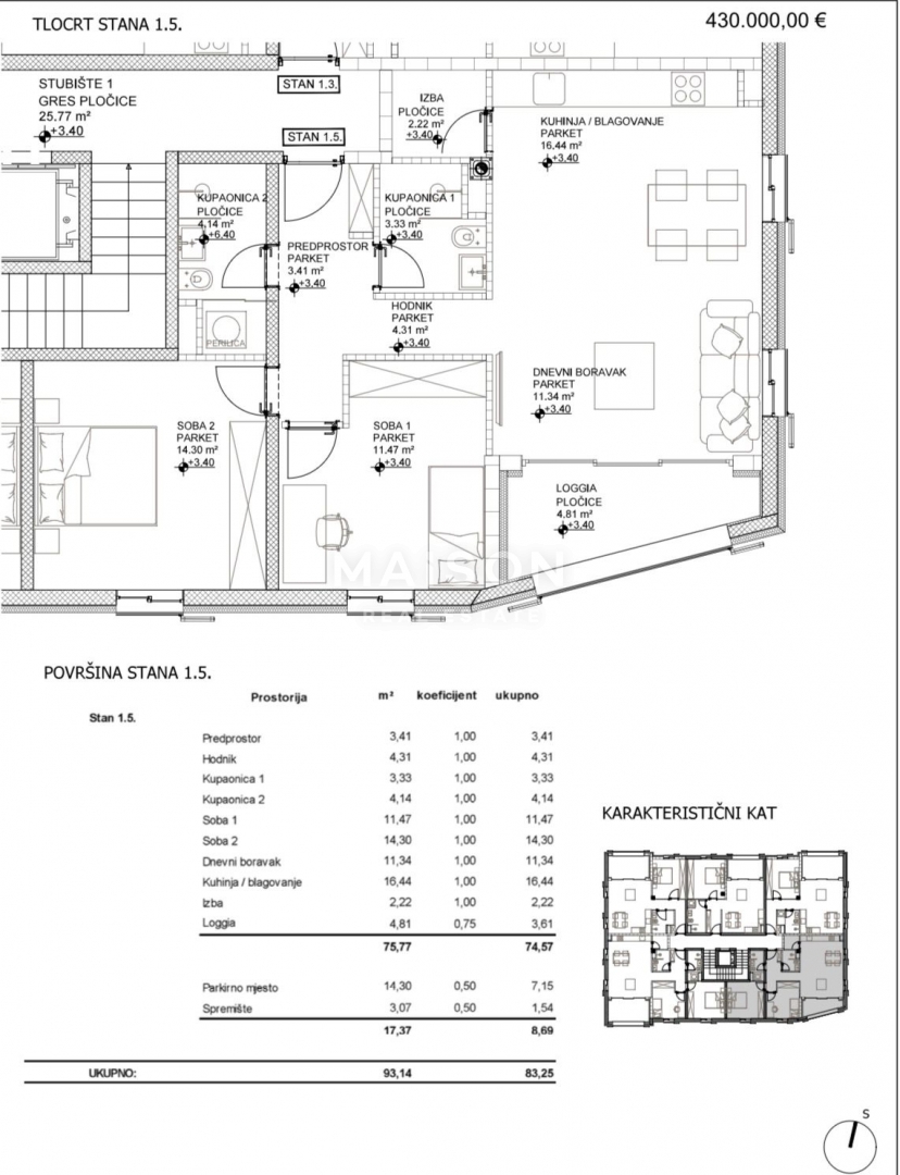 Apartmán Na predaj - PRIMORSKO-GORANSKA CRES