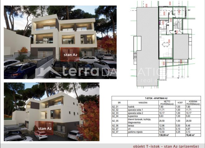 Flat for sale 79 m² – Šibenik