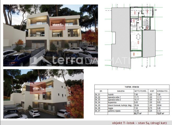 Apartmán na predaj 73 m² – Šibenik