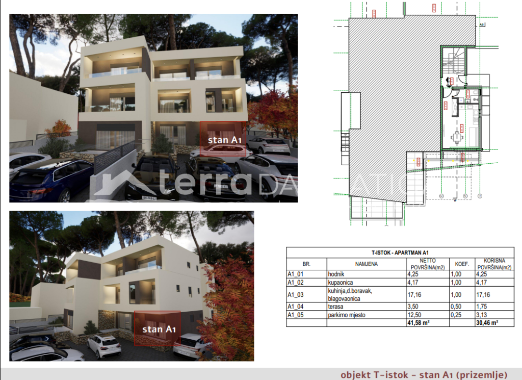 Apartma Na predaj ŠIBENIK