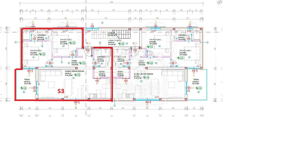 Appartement À vendre - ŠIBENSKO-KNINSKA VODICE