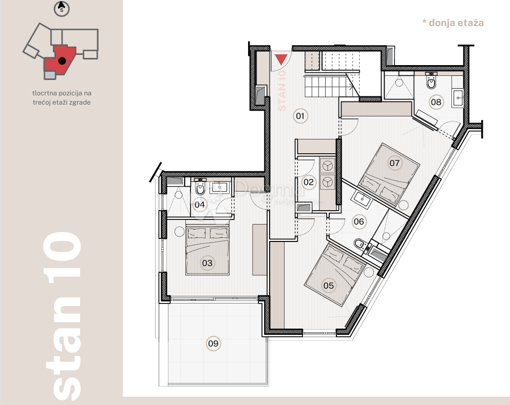 Appartement À vendre - SPLITSKO-DALMATINSKA DUGI RAT