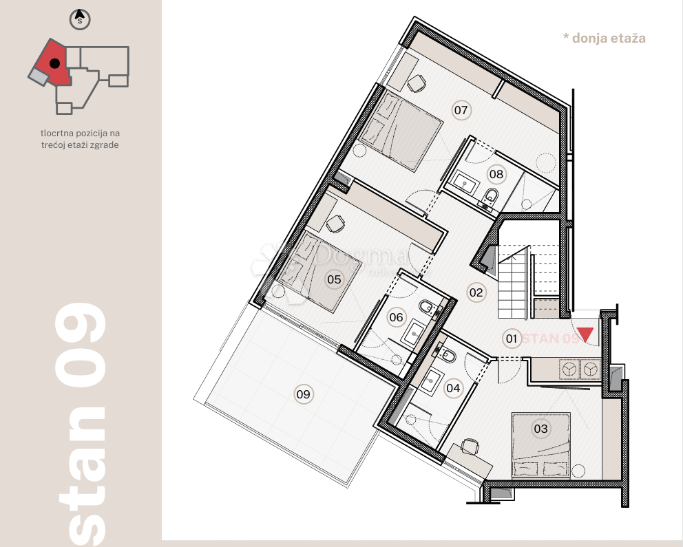 Appartement À vendre - SPLITSKO-DALMATINSKA DUGI RAT