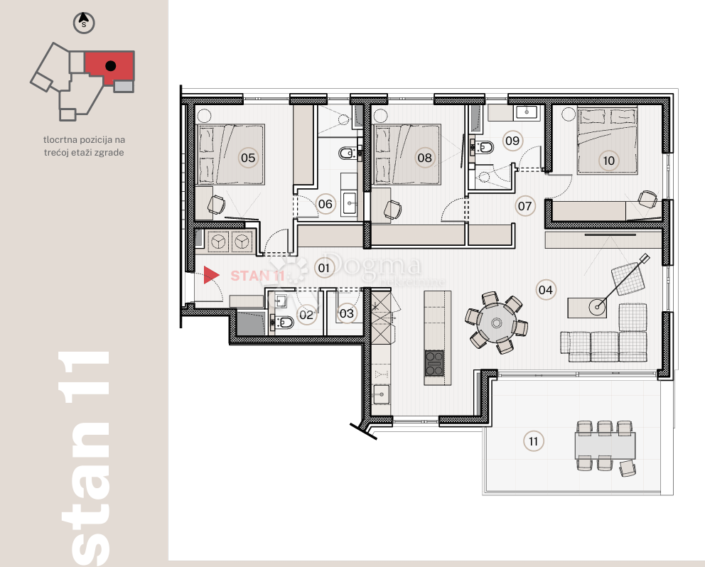 Apartment Zu verkaufen - SPLITSKO-DALMATINSKA DUGI RAT