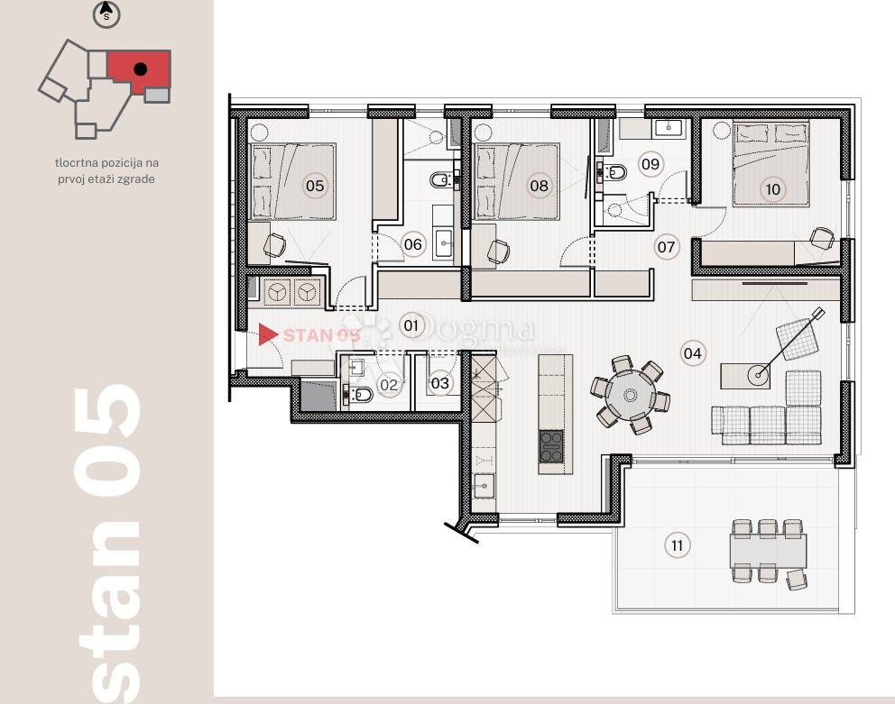 Apartmán Na predaj - SPLITSKO-DALMATINSKA DUGI RAT