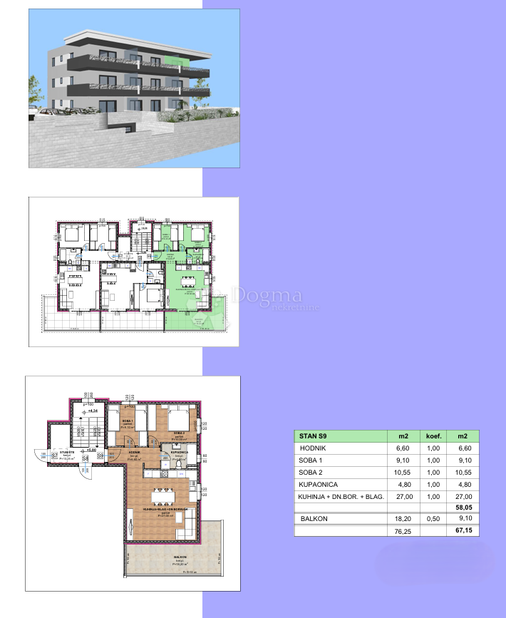 Apartment Zu verkaufen - SPLITSKO-DALMATINSKA BAŠKA VODA