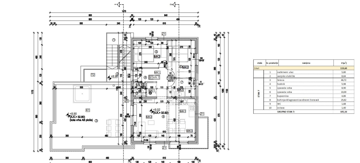 Apartment Zu verkaufen - SPLITSKO-DALMATINSKA SEGET