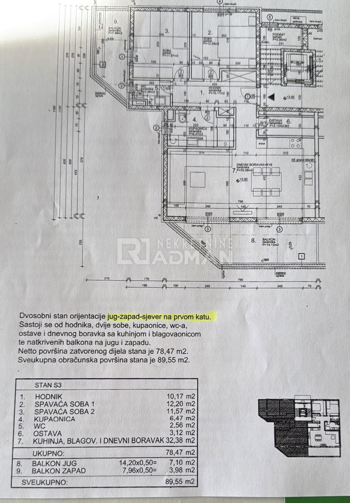 Apartment Zu verkaufen - SPLITSKO-DALMATINSKA SPLIT
