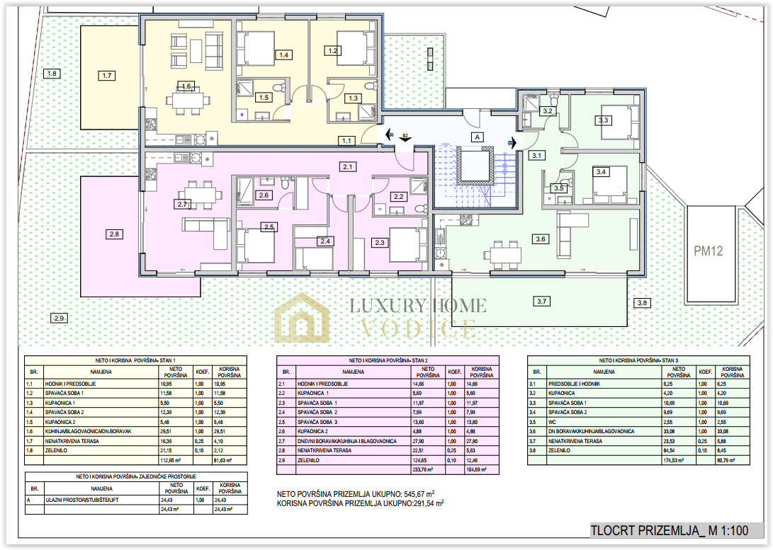 Flat For sale - ŠIBENSKO-KNINSKA VODICE