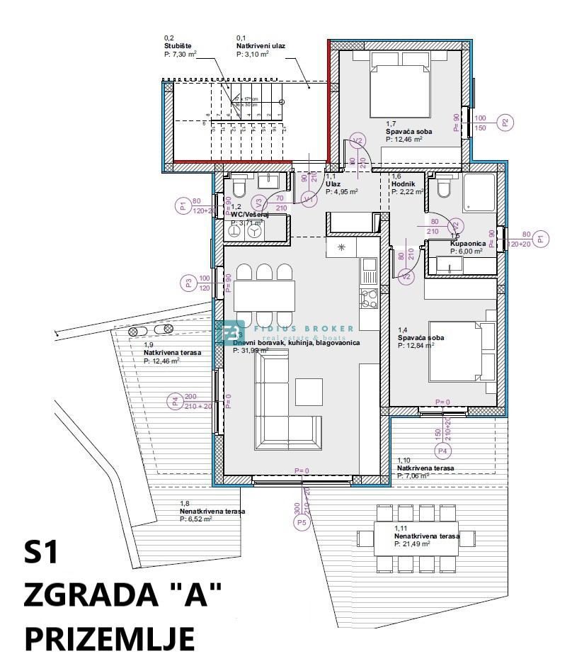 Flat For sale - ŠIBENSKO-KNINSKA VODICE
