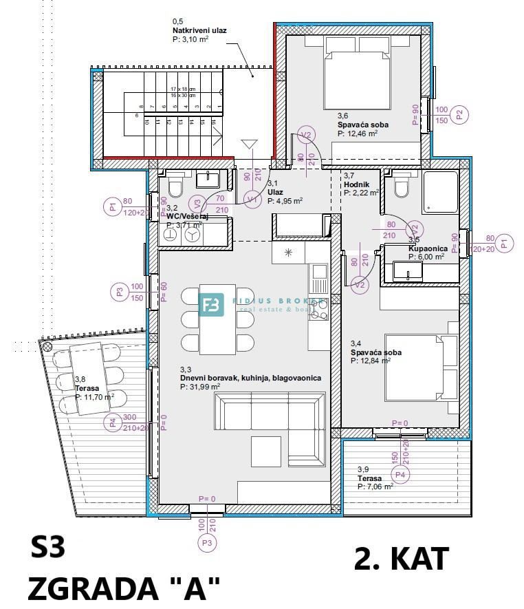 Flat For sale - ŠIBENSKO-KNINSKA VODICE