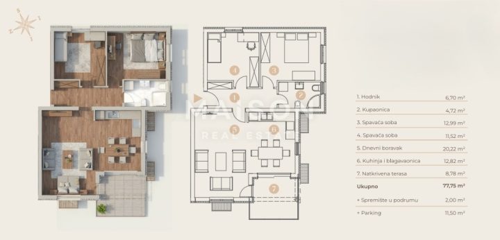 Apartment Zu verkaufen - Primorsko-goranska Viškovo - foto 2/5