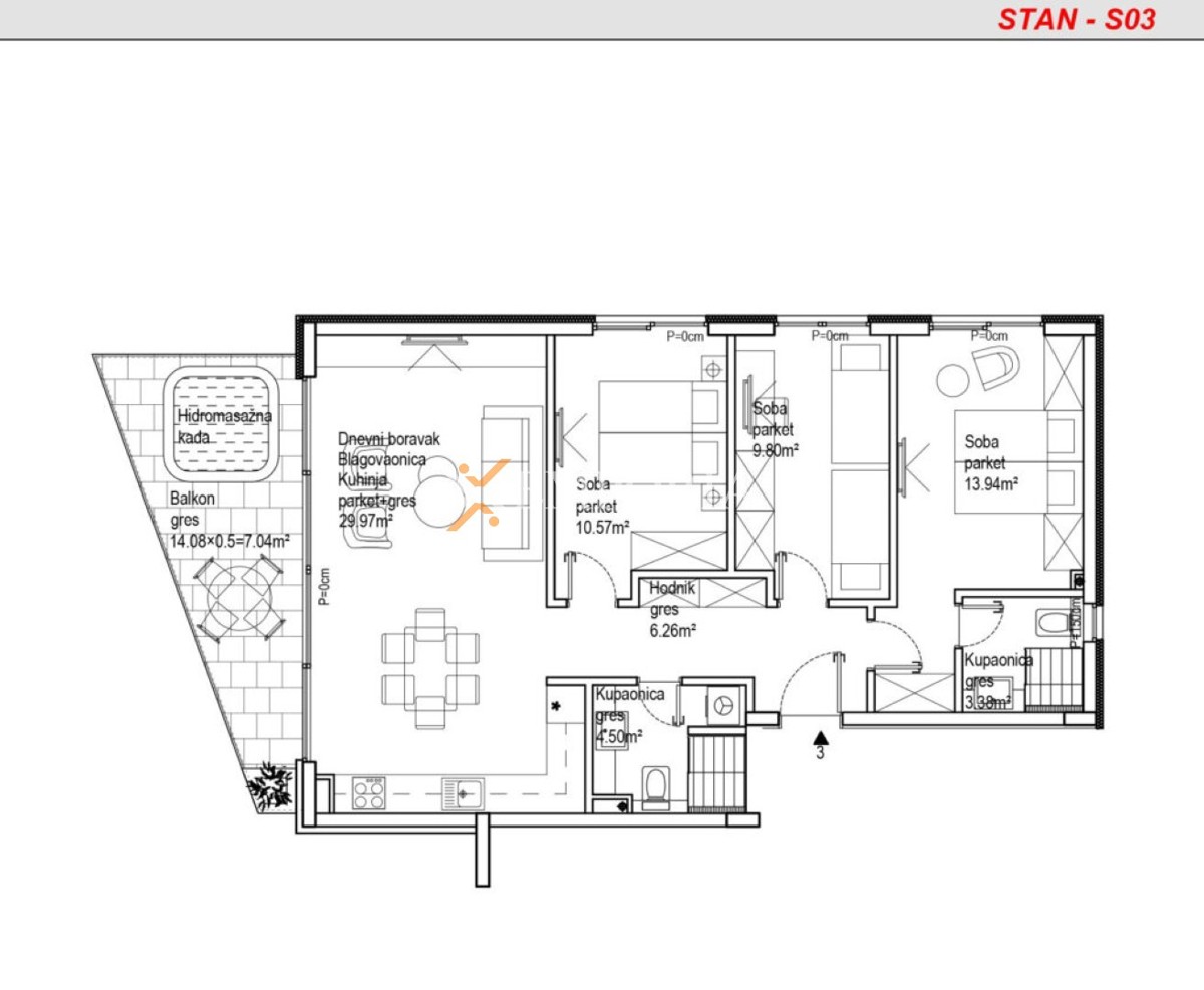 Flat For sale - ZADARSKA SUKOŠAN