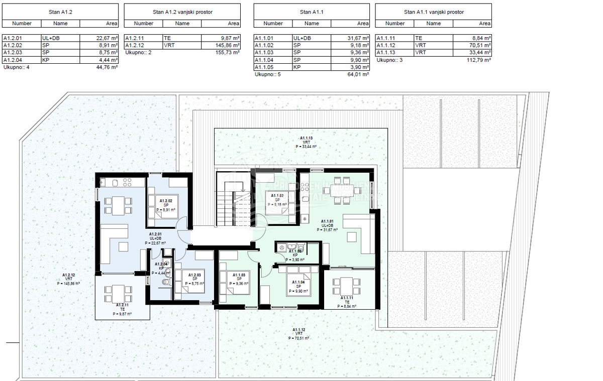 Flat For sale - SPLITSKO-DALMATINSKA KAŠTELA