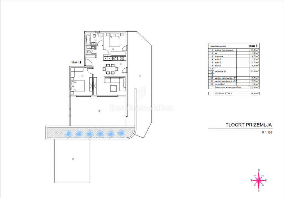 Apartment Zu verkaufen - PRIMORSKO-GORANSKA RIJEKA