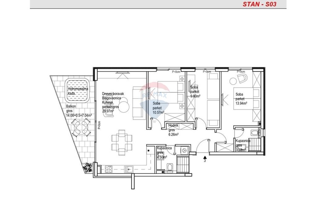 Apartment Zu verkaufen - ZADARSKA SUKOŠAN