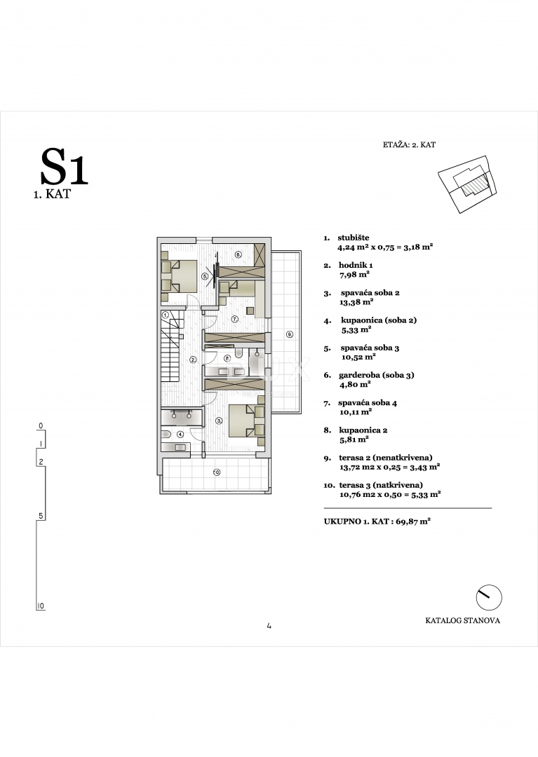 Flat For sale - ŠIBENSKO-KNINSKA VODICE