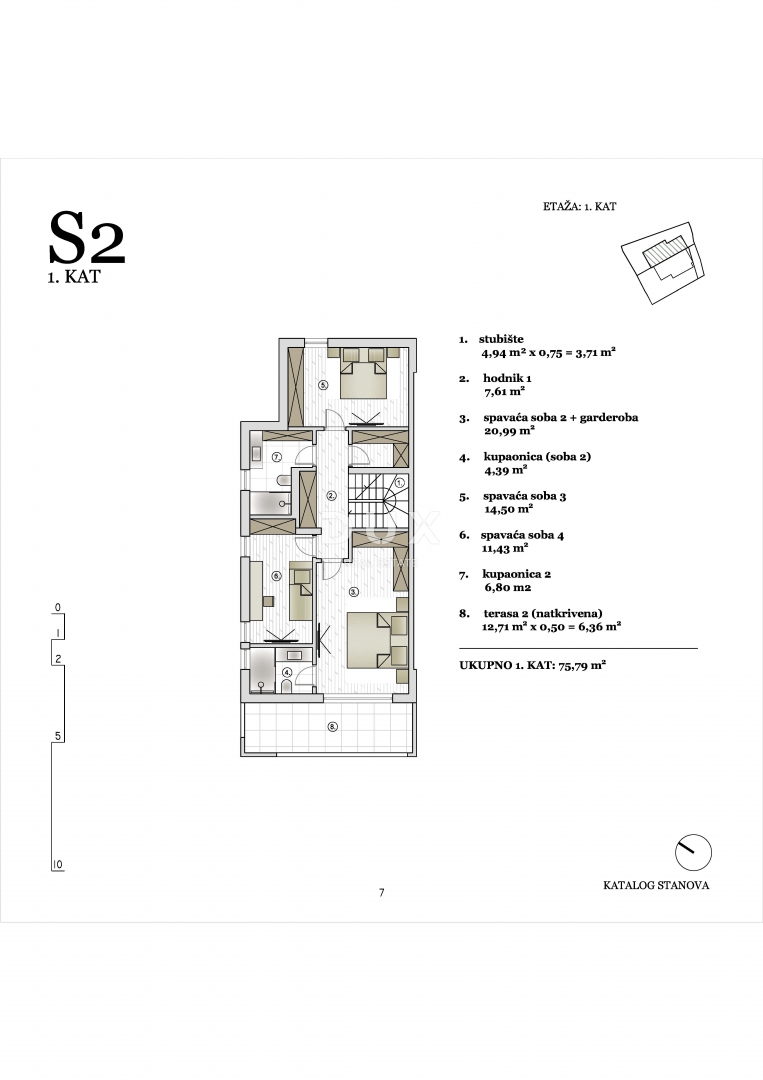 Flat For sale - ŠIBENSKO-KNINSKA VODICE