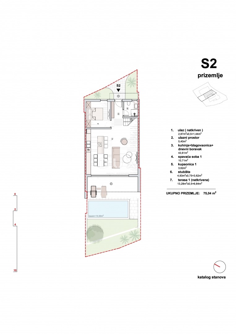 Flat For sale - ŠIBENSKO-KNINSKA VODICE