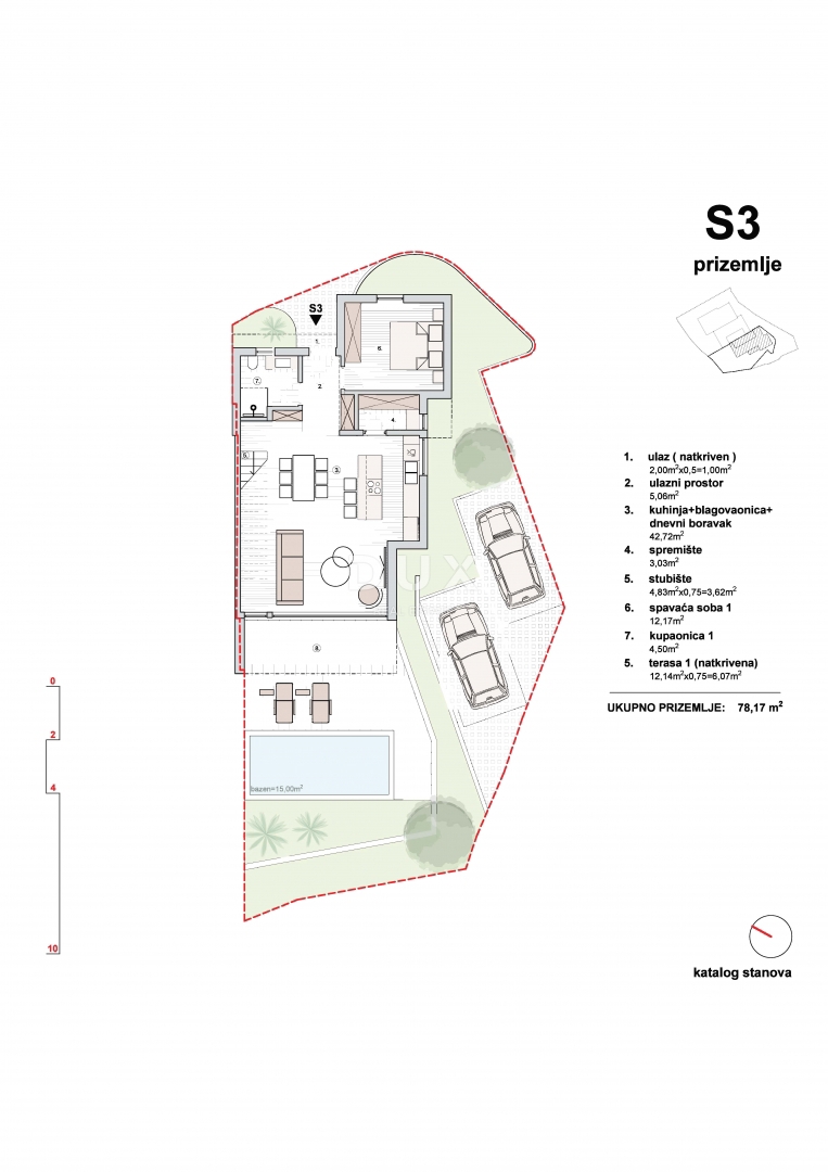 Flat For sale - ŠIBENSKO-KNINSKA VODICE