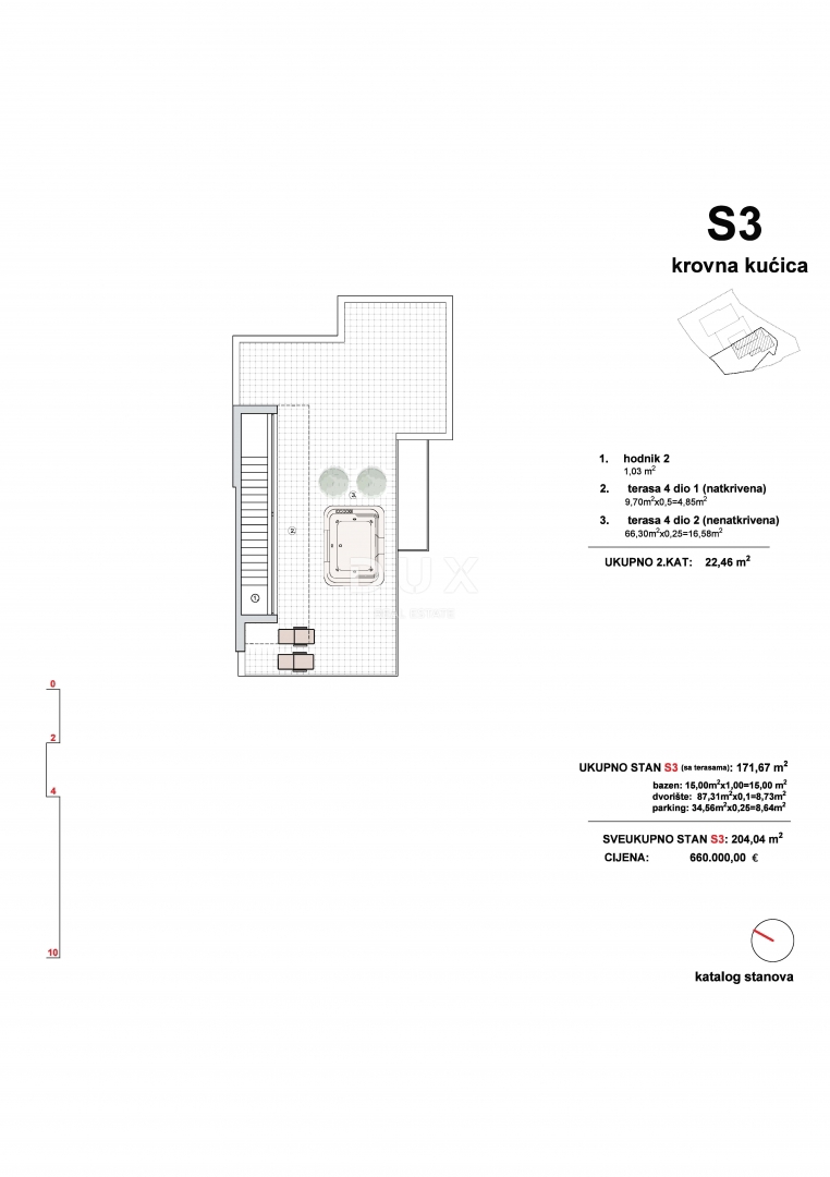 Flat For sale - ŠIBENSKO-KNINSKA VODICE