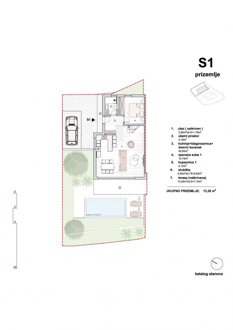 Flat For sale - ŠIBENSKO-KNINSKA VODICE