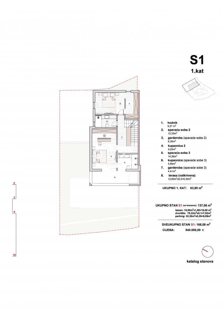 Flat For sale - ŠIBENSKO-KNINSKA VODICE