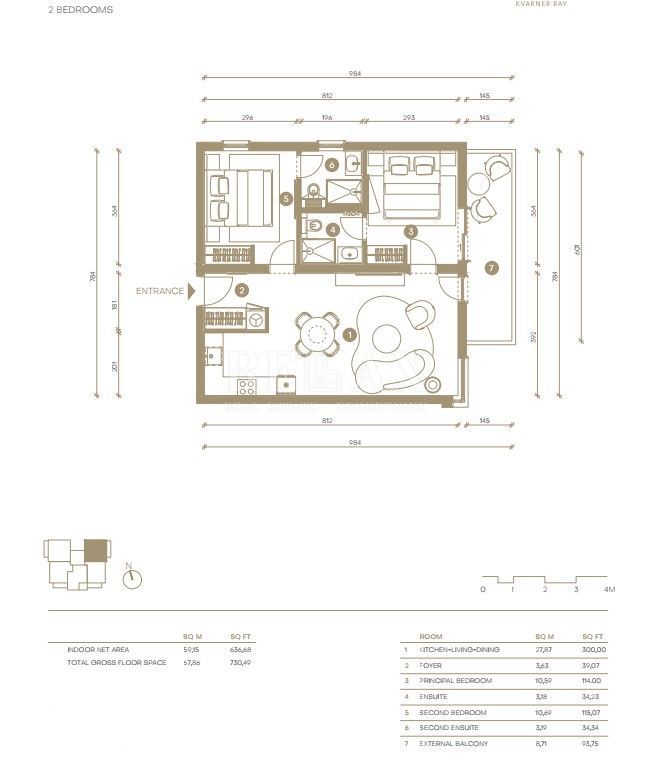 Flat For sale - PRIMORSKO-GORANSKA NOVI VINODOLSKI