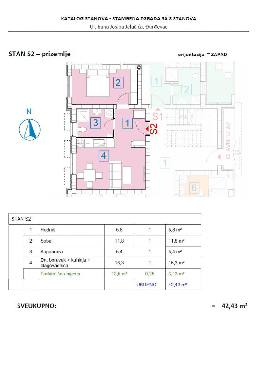 Apartmán Na prodej - Koprivničko-križevačka đurđevac - foto 2/6