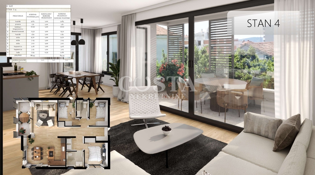 Apartment Zu verkaufen - Zadarska Zadar - foto 3/8