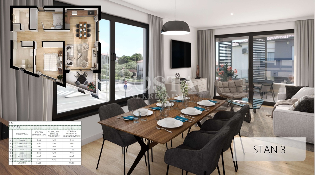 Apartment Zu verkaufen - Zadarska Zadar - foto 2/8