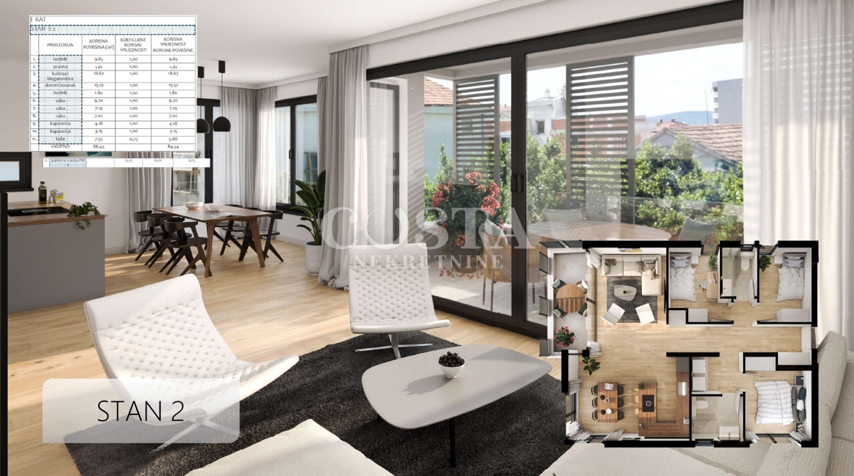 Apartment Zu verkaufen - Zadarska Zadar - foto 1/8