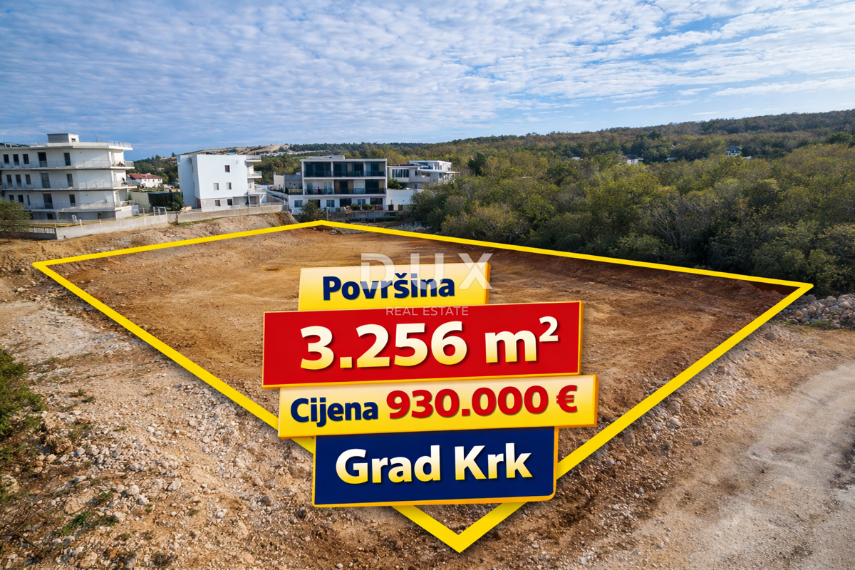 Zemljište Na prodaju - PRIMORSKO-GORANSKA KRK